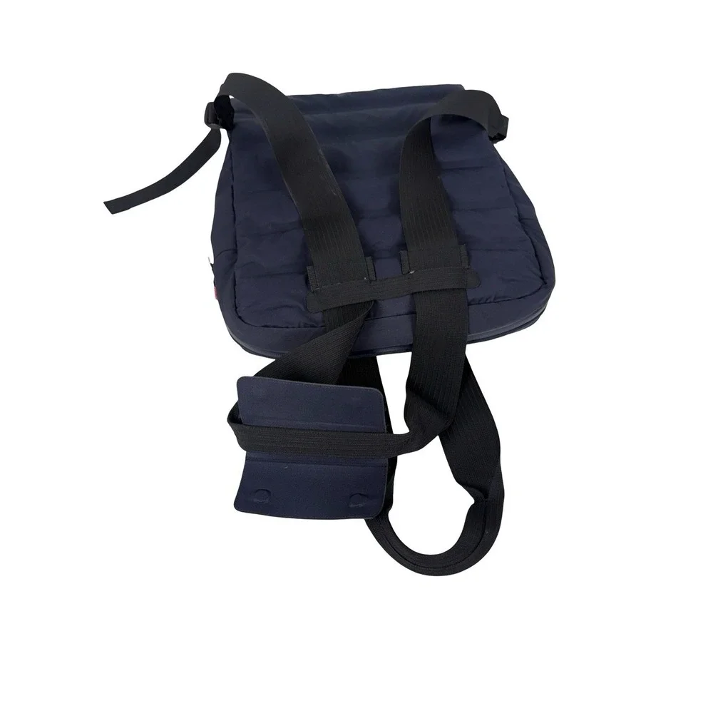 Rapha + Apple Convertible Tote Backpack in Navy Blue Pink Quilted